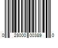 Barcode Image for UPC code 028000003890