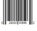 Barcode Image for UPC code 028000005962