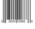 Barcode Image for UPC code 028000006686