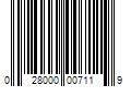 Barcode Image for UPC code 028000007119