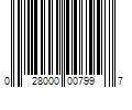 Barcode Image for UPC code 028000007997