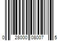 Barcode Image for UPC code 028000080075