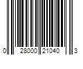 Barcode Image for UPC code 028000210403