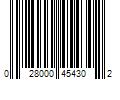 Barcode Image for UPC code 028000454302