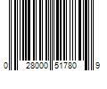 Barcode Image for UPC code 028000517809