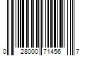 Barcode Image for UPC code 028000714567