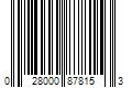 Barcode Image for UPC code 028000878153