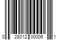 Barcode Image for UPC code 028012000061