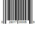 Barcode Image for UPC code 028017000059