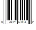 Barcode Image for UPC code 028026600042