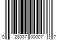 Barcode Image for UPC code 028037000077