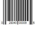 Barcode Image for UPC code 028040000095