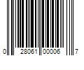 Barcode Image for UPC code 028061000067