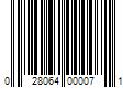 Barcode Image for UPC code 028064000071