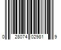 Barcode Image for UPC code 028074029819