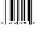 Barcode Image for UPC code 028100001659