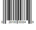 Barcode Image for UPC code 028100003349