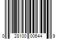 Barcode Image for UPC code 028100006449