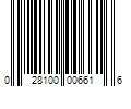 Barcode Image for UPC code 028100006616