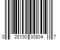 Barcode Image for UPC code 028100008047