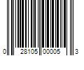 Barcode Image for UPC code 028105000053