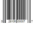 Barcode Image for UPC code 028105000077