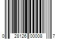 Barcode Image for UPC code 028126000087