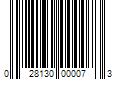 Barcode Image for UPC code 028130000073