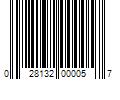 Barcode Image for UPC code 028132000057