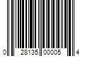 Barcode Image for UPC code 028135000054