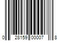 Barcode Image for UPC code 028159000078