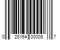 Barcode Image for UPC code 028164000087