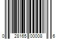 Barcode Image for UPC code 028165000086