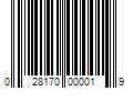 Barcode Image for UPC code 028170000019