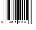 Barcode Image for UPC code 028171000087