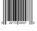 Barcode Image for UPC code 028173000078