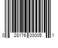 Barcode Image for UPC code 028176000051