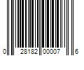 Barcode Image for UPC code 028182000076