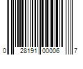 Barcode Image for UPC code 028191000067