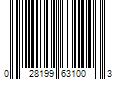 Barcode Image for UPC code 028199631003