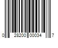 Barcode Image for UPC code 028200000347