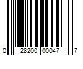 Barcode Image for UPC code 028200000477