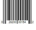 Barcode Image for UPC code 028200001542