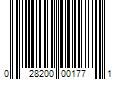 Barcode Image for UPC code 028200001771