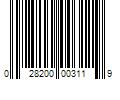 Barcode Image for UPC code 028200003119