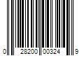 Barcode Image for UPC code 028200003249