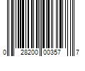 Barcode Image for UPC code 028200003577. Product Name: 