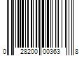 Barcode Image for UPC code 028200003638. Product Name: 