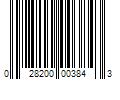 Barcode Image for UPC code 028200003843. Product Name: 