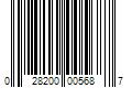 Barcode Image for UPC code 028200005687. Product Name: 